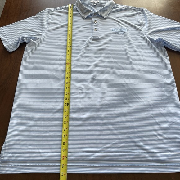 Peter Millar Summer Comfort Polo Men's XXL 2XL Blue Stripe Golf Casual Dadcore - Picture 5 of 8